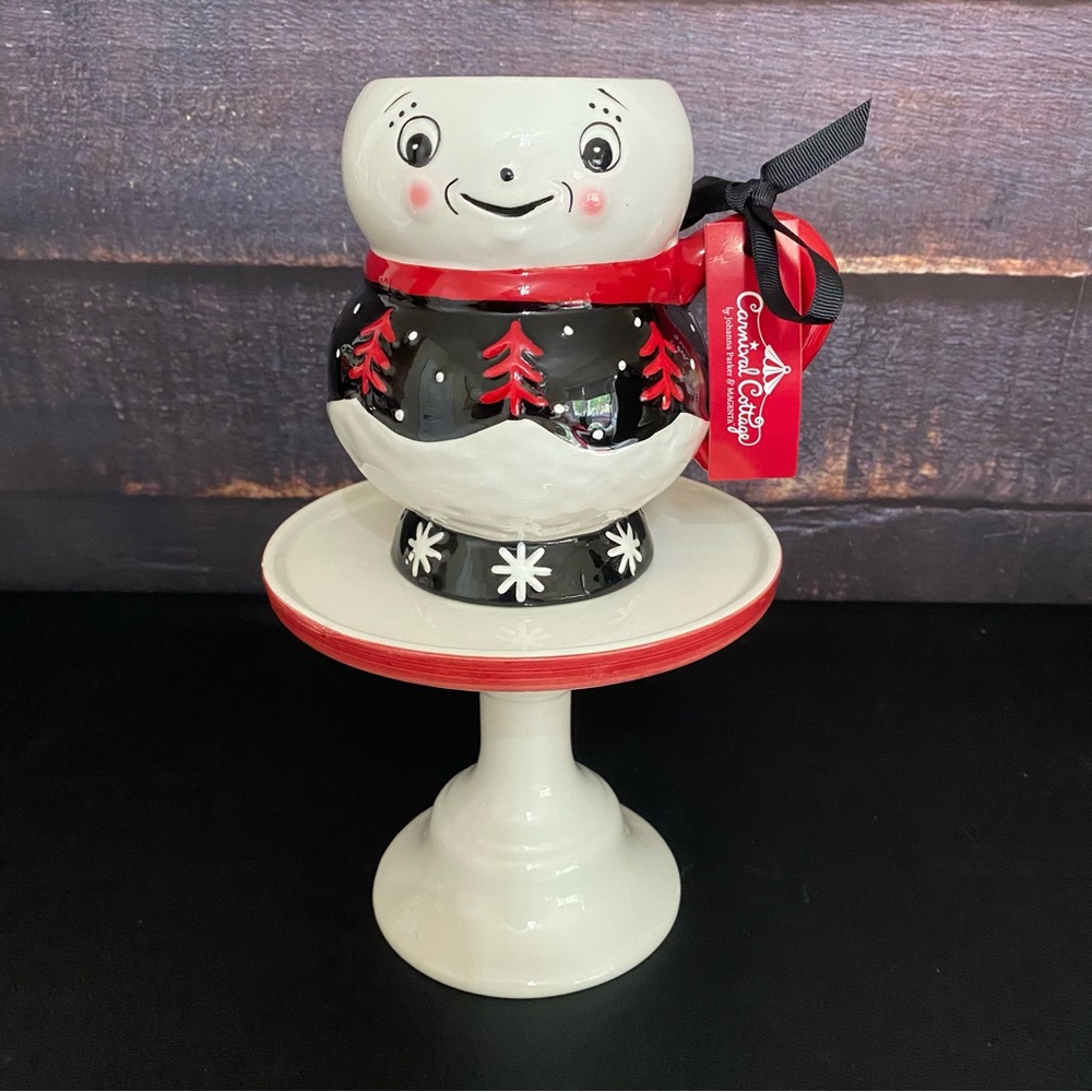 Carnival Cottage by Johanna Parker & Magenta Snowman Mug ☃️